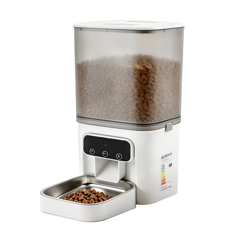 4L Video stainless steel bowl, remote control, video & voice